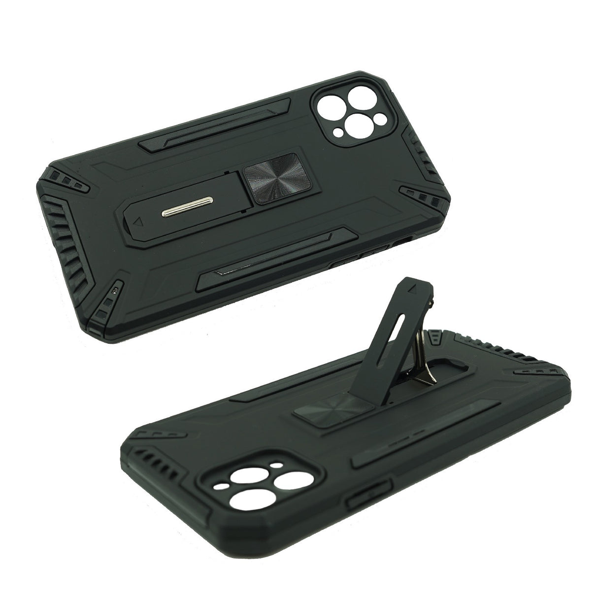 Husa de protectie Flippy pentru Apple iPhone 7/8G/SE 2020 Defender Sergeant Brave cu suport, Negru - vivimall.ro