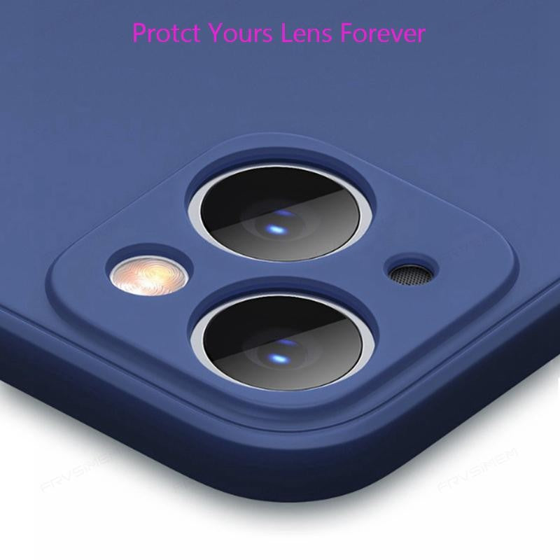 Husă Honor 70 Liquid Silicone albastru, vedere spate, finisaj mat și design subțire