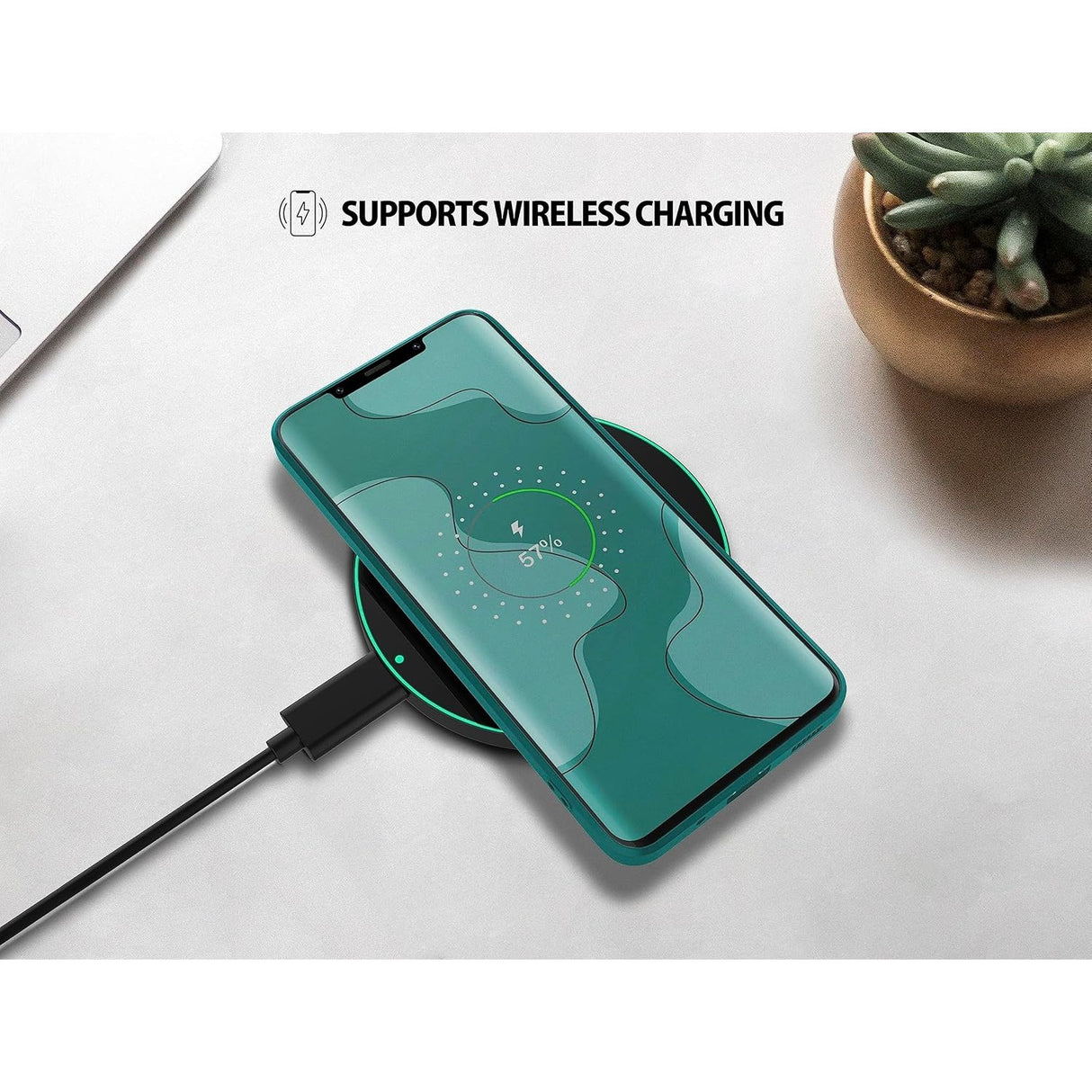 Interior microfibră moale husă silicon lichid verde Huawei Mate 50 Pro, detaliu căptușeală