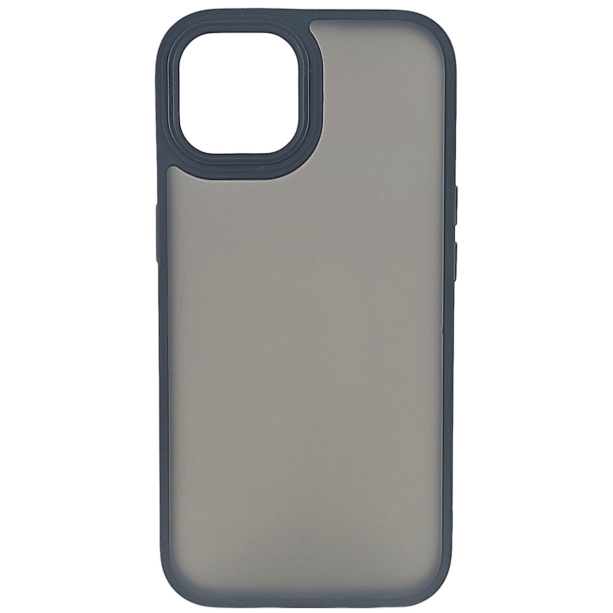 Detaliu finisaj satin-matte anti-amprente husă iPhone 15 Pro Max din policarbonat rigid, negru