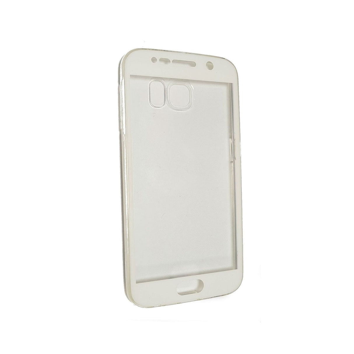 Husa de protectie Flippy® pentru Samsung A3 2017 Full Tpu 360 V2 Transparent cu margini albe - vivimall.ro