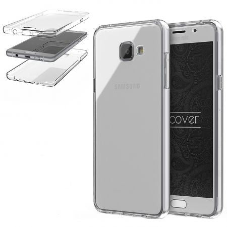 Husa de protectie Flippy® pentru Samsung A7 2016 Full Tpu 360 V2 Transparent - vivimall.ro