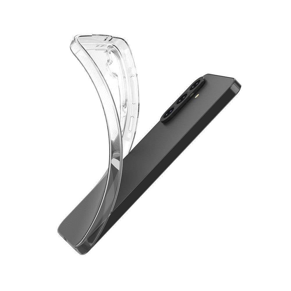 Husa Telefon, Vivimall, Compatibila Samsung Galaxy S23FE, Protect Plus TPU, 0.8-0.9 mm, Transparent - vivimall.ro