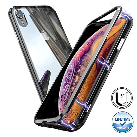 Husa de protectie Magnetic 360 pentru Apple iPhone X, Negru - vivimall.ro