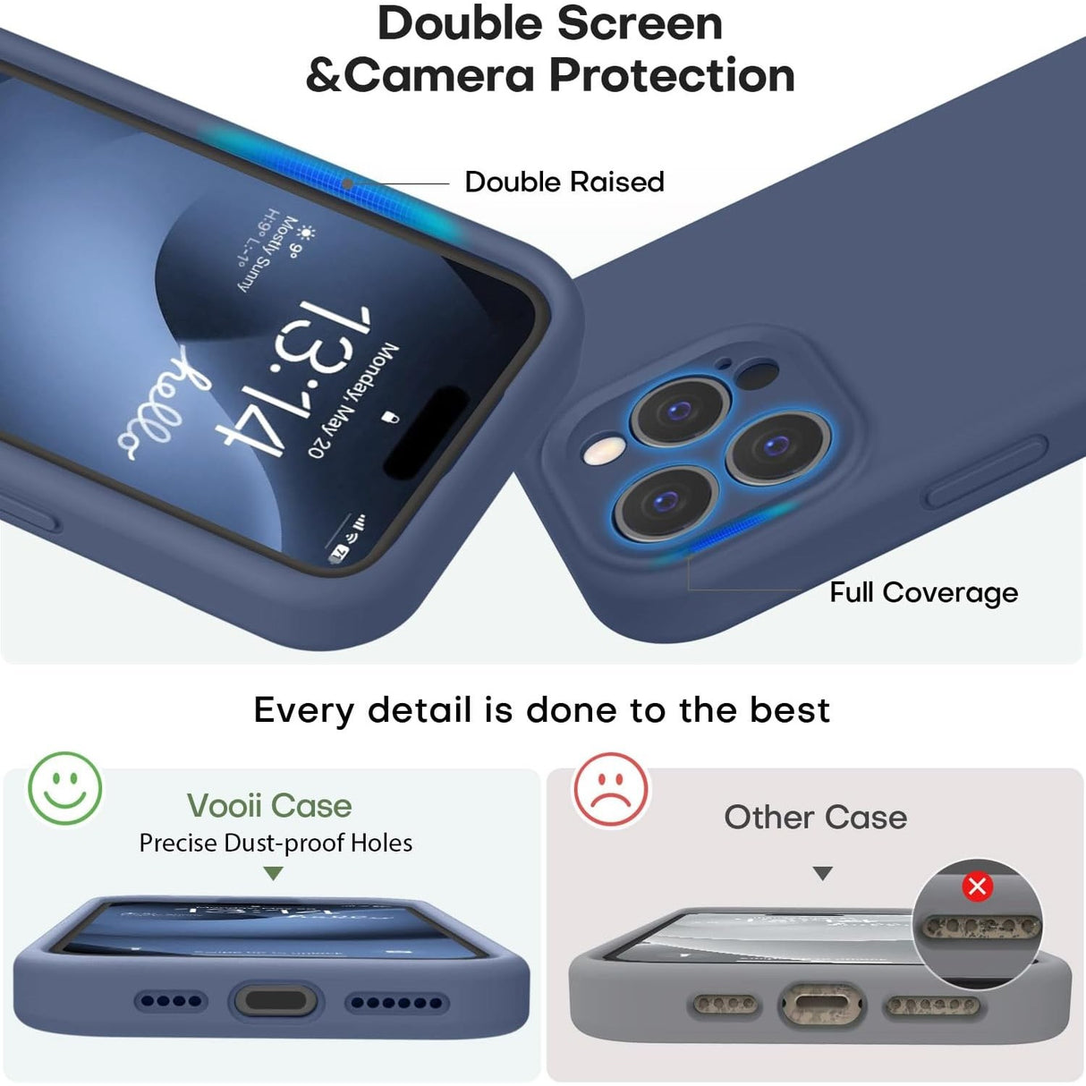 Husa de Protectie Matte TPU, Vivimall, pentru Honor 90 Lite, Protectie Camera, Antisoc, Antizgariere, Antialunecare, Acoperire Completa, Albastru - vivimall.ro