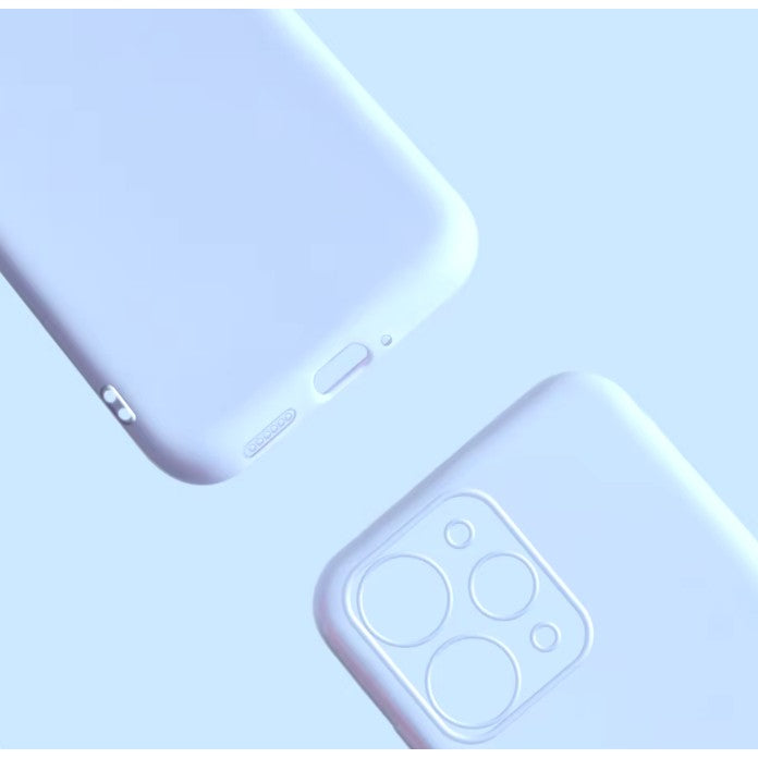Husă Xiaomi Redmi 12 TPU albastru, vedere laterală, design subțire antisoc antialunecare
