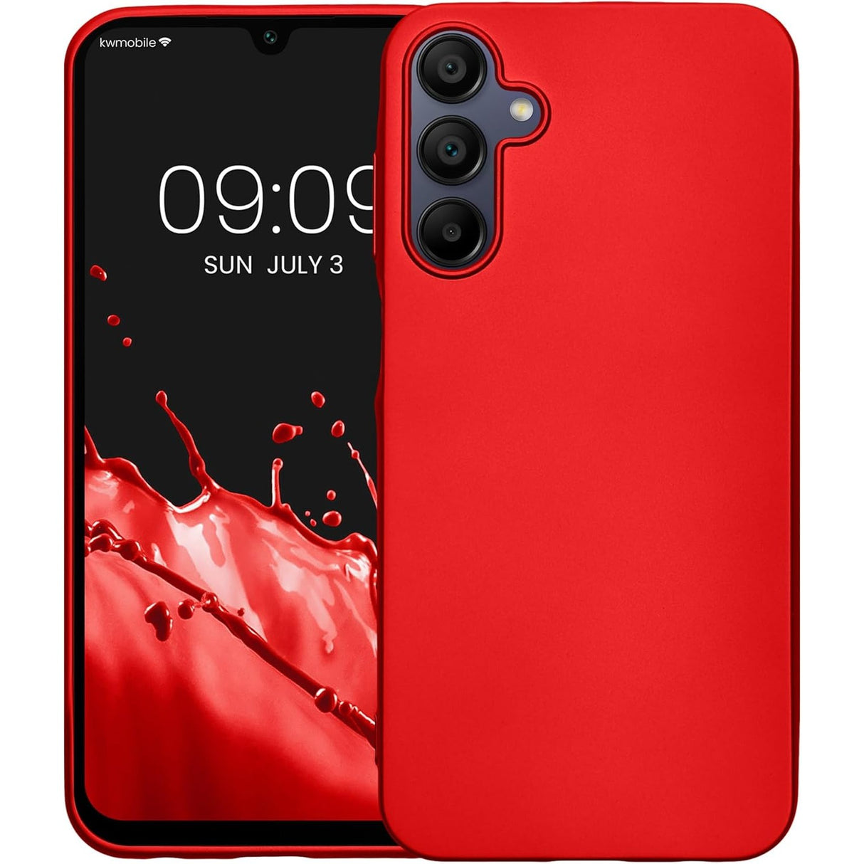 Husa de Protectie Matte TPU, Vivimall, pentru Xiaomi Redmi Note 12 5G, Protectie Camera, Antisoc, Antizgariere, Antialunecare, Acoperire Completa, Rosu - vivimall.ro