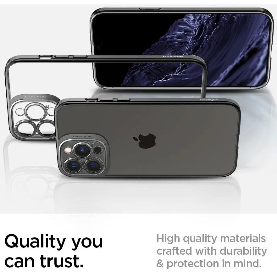 Husa de protectie pentru Apple iPhone 14, Flippy, Bracket series cu suport si protectie pentru camera, Transparent - vivimall.ro