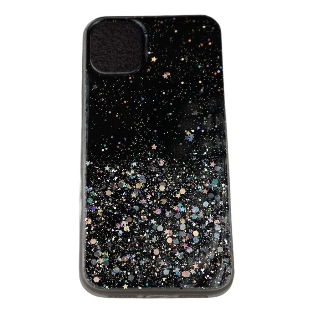 Husa de protectie pentru Apple iPhone 7 Luxury Glitter Stelute Negru - vivimall.ro