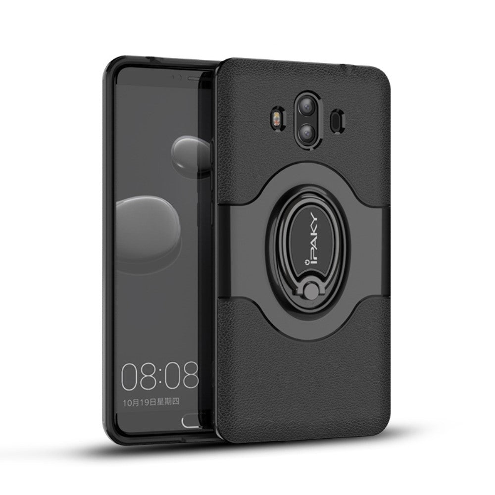 Husa de protectie pentru Huawei Mate 10 Pro Ipaky Ring Negru - vivimall.ro