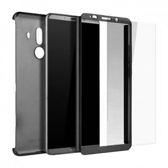 Husa Huawei Mate 10 Pro Full Cover 360 Albastru + Folie de protectie - vivimall.ro