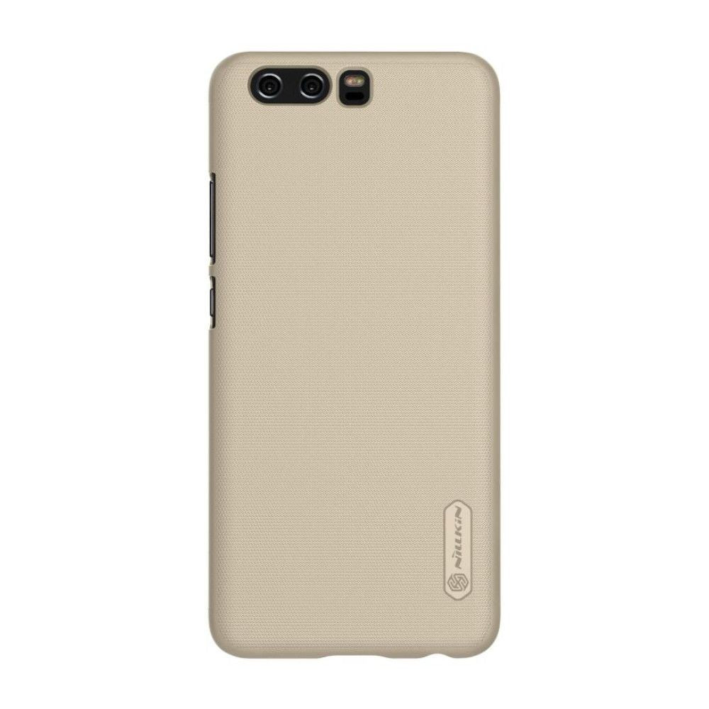 Husa Huawei P10 Nillkin Super Frosted Auriu + Folie de protectie - vivimall.ro