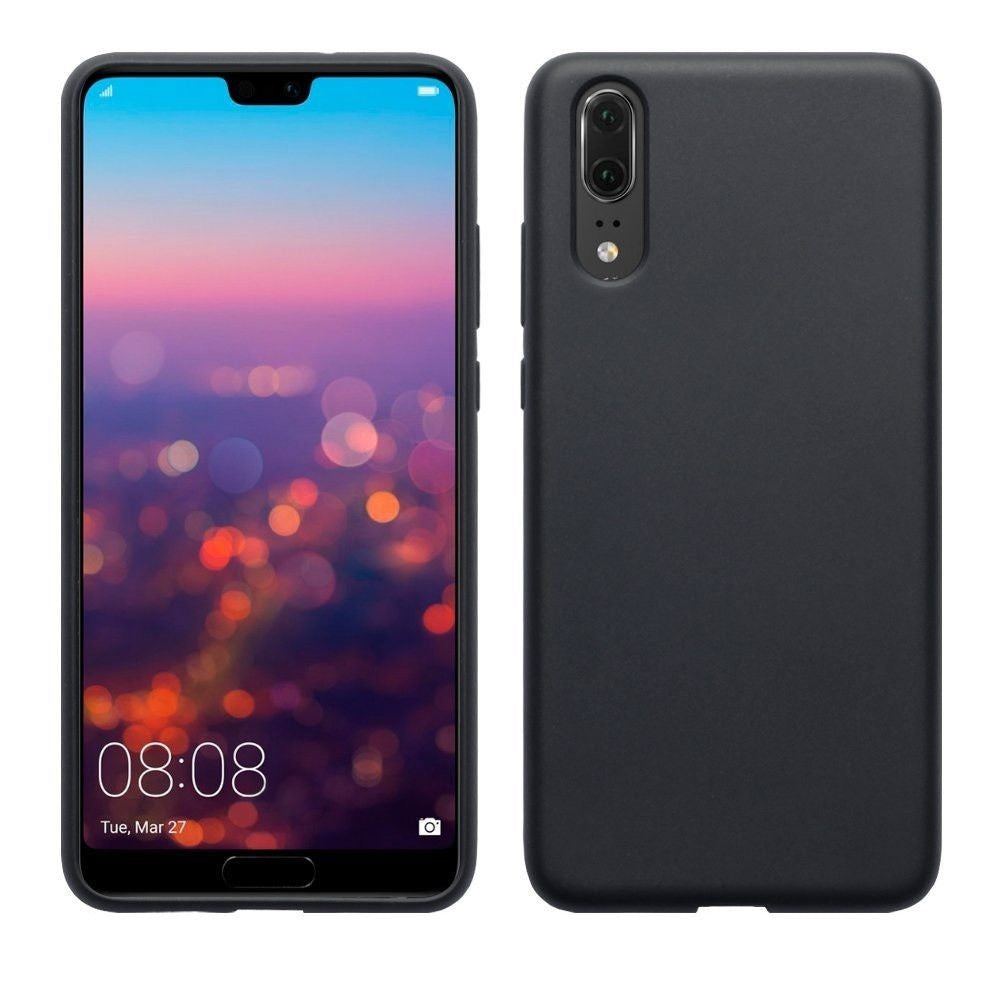 Husa Huawei P20 Matte Tpu Negru Mat - vivimall.ro