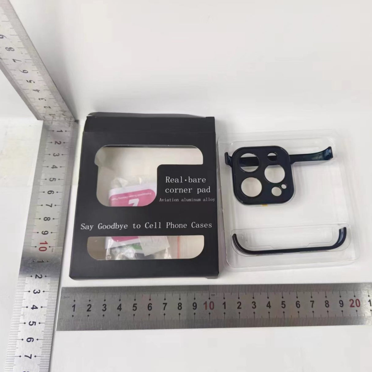 Husa Metalica Edgeless Compatibila cu iPhone 15 Pro Max, Vivimall, Protectie pentru Colturi si Camera, Aliaj, Antisoc, Antizgariere, Negru Metalizat - vivimall.ro