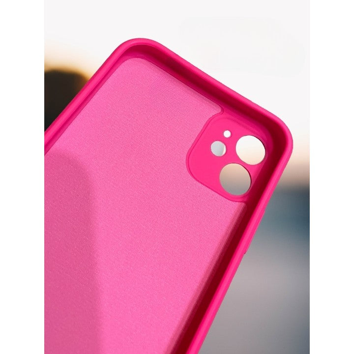 Husa pentru Samsung Galaxy A03 4G, Flippy, Liquid Silicone, cu Microfibra pe interior, Protectie Antisoc, Roz - vivimall.ro