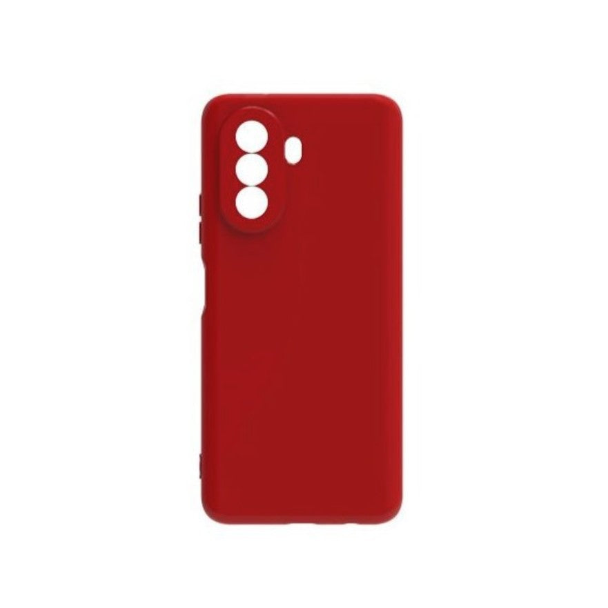 Husa pentru Huawei NOVA 10, Flippy, Liquid Silicone, cu Microfibra pe interior, Protectie Antisoc, Rosu - vivimall.ro