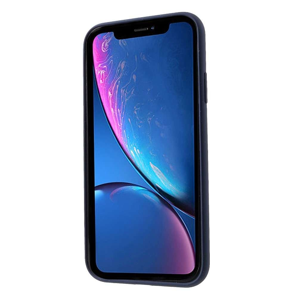 Husa protectie compatibila cu Huawei P Smart 2020 Liquid Silicone Case Albastru inchis - vivimall.ro