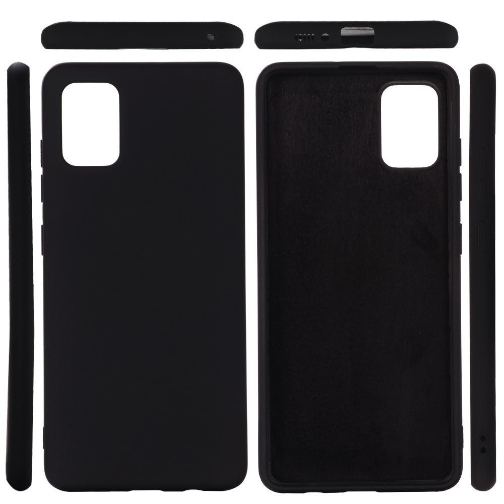 Husa protectie compatibila cu Samsung S10 Lite Liquid Silicone Case Negru - vivimall.ro