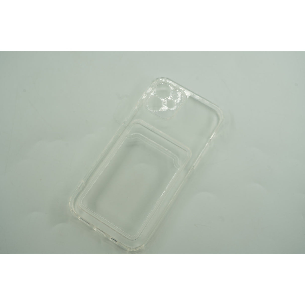 Husa protectie cu suport card compatibila cu Samsung A32 4G Transparent - vivimall.ro