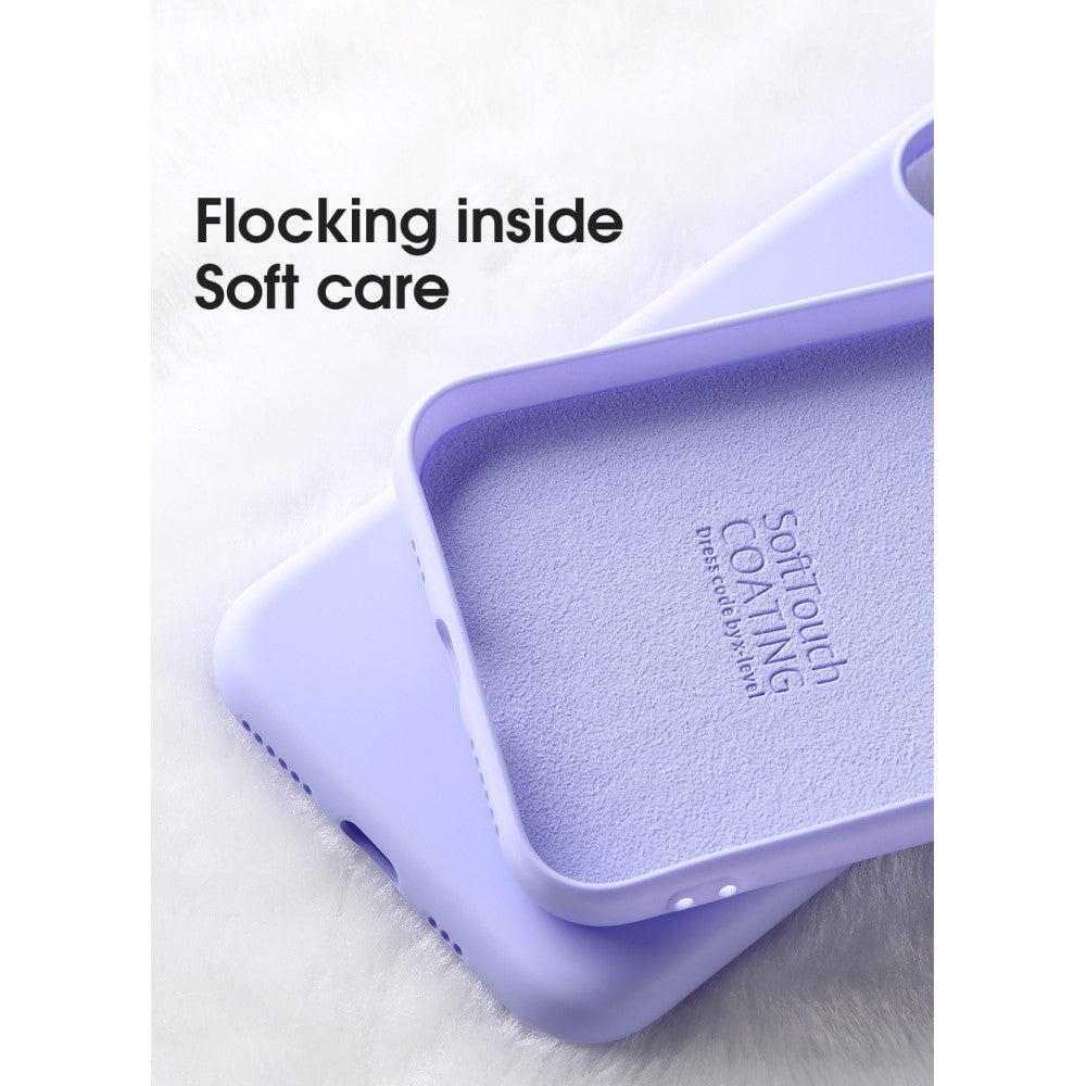 Husa protectie Flippy compatibila cu Apple iPhone 11 Liquid Silicone Case Rosu - vivimall.ro