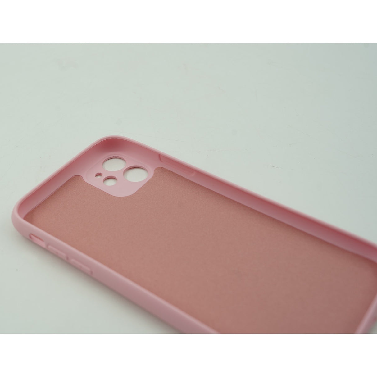 Husa protectie Flippy compatibila cu Apple iPhone 12 Liquid Silicone Case Roz - vivimall.ro