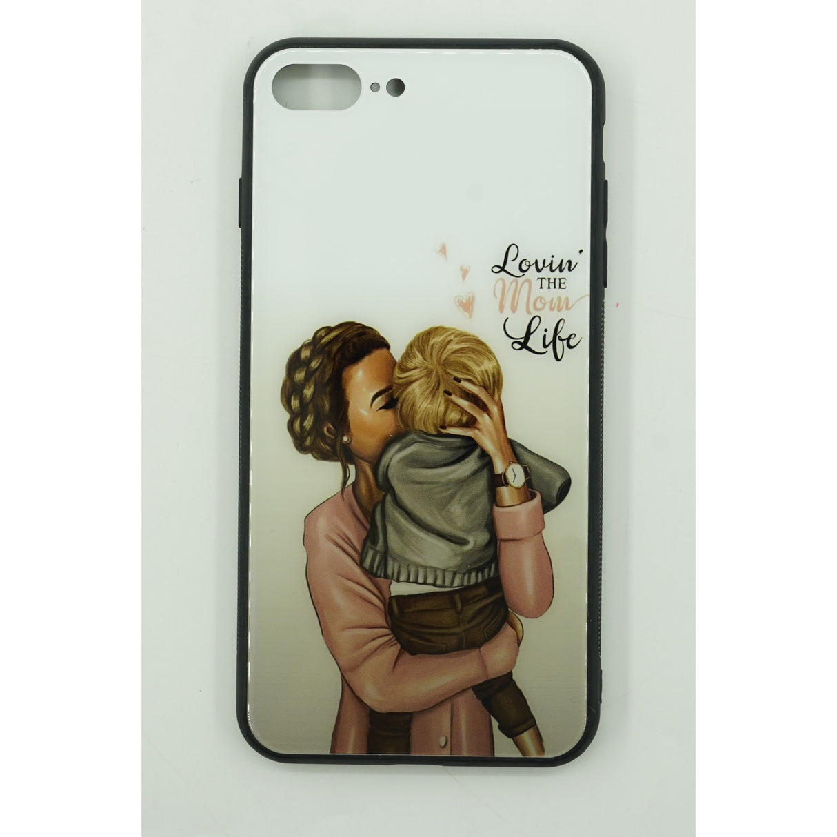 Husa protectie Flippy compatibila cu Apple iPhone 13 Glass print Lovin the Mom Multicolor - vivimall.ro