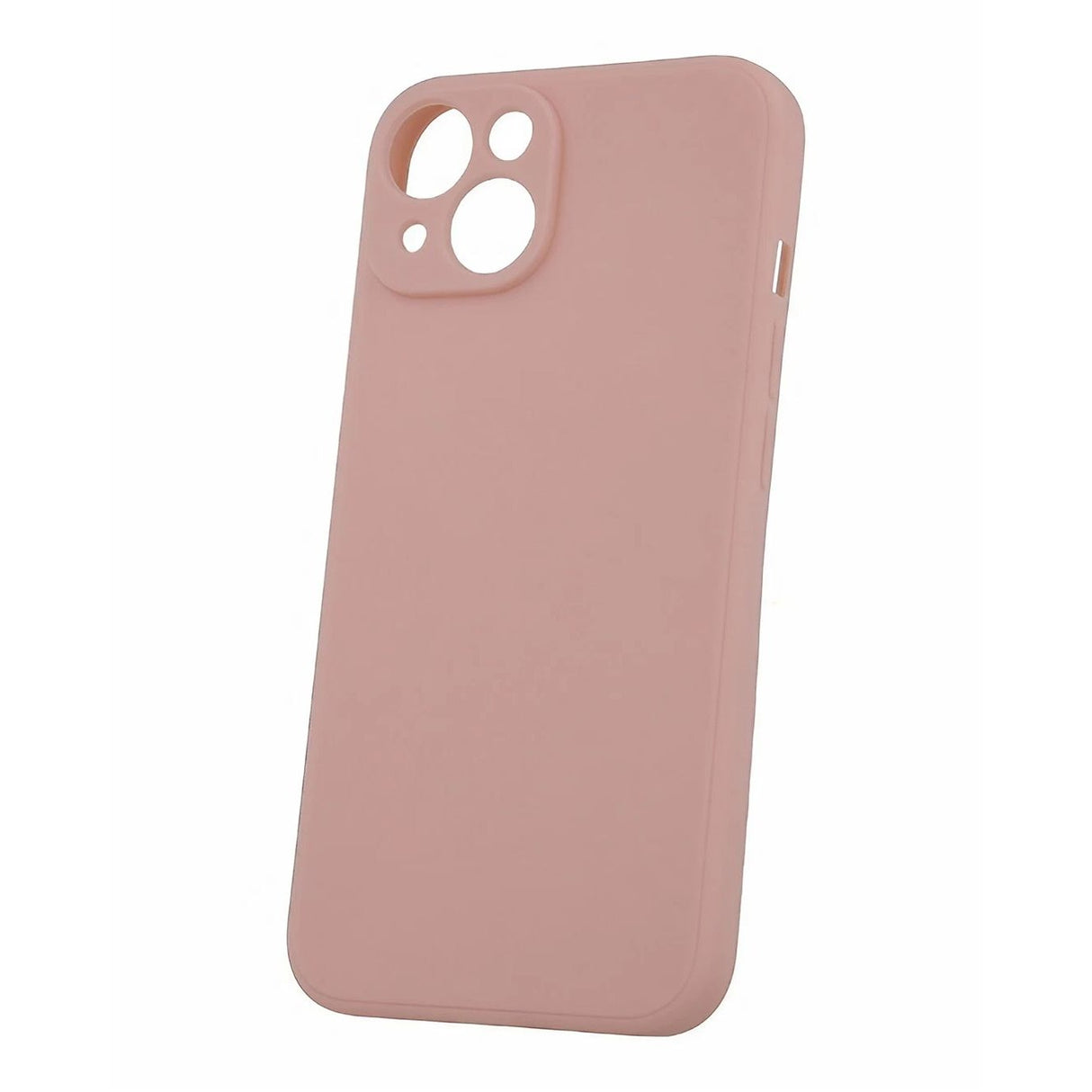 Husa protectie Flippy compatibila cu Apple iPhone 13 Liquid Silicone Roz - vivimall.ro