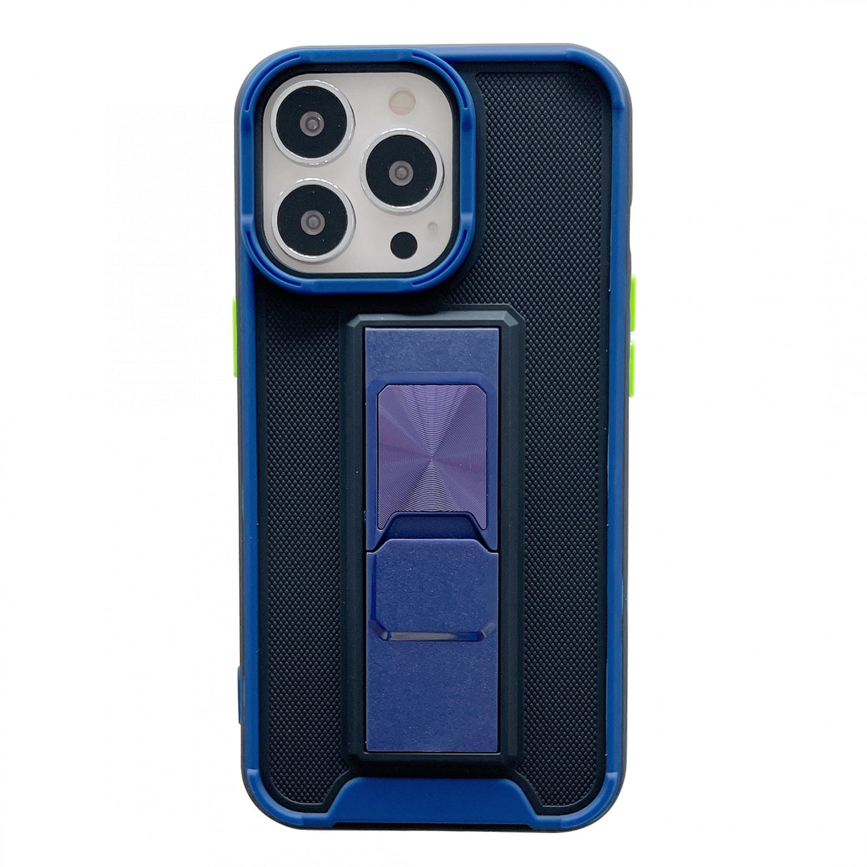 Husa protectie Flippy compatibila cu Apple iPhone 13 Mini Defender Model 5 cu suport,Albastru - vivimall.ro