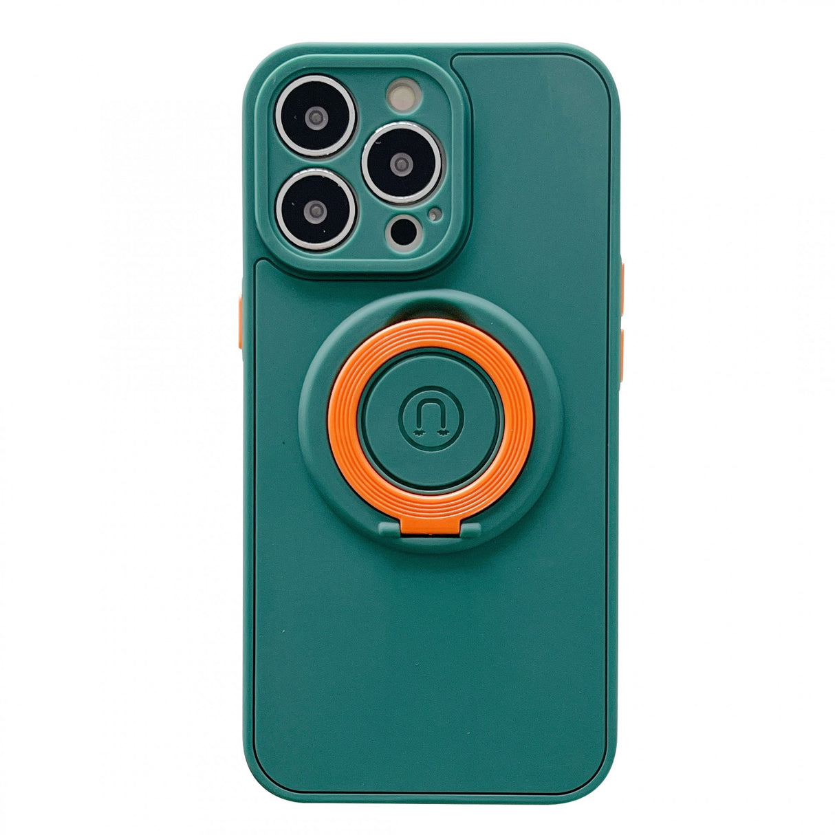 Husa protectie Flippy compatibila cu Apple iPhone 13 Mini Mag Safe Silicone Verde - vivimall.ro