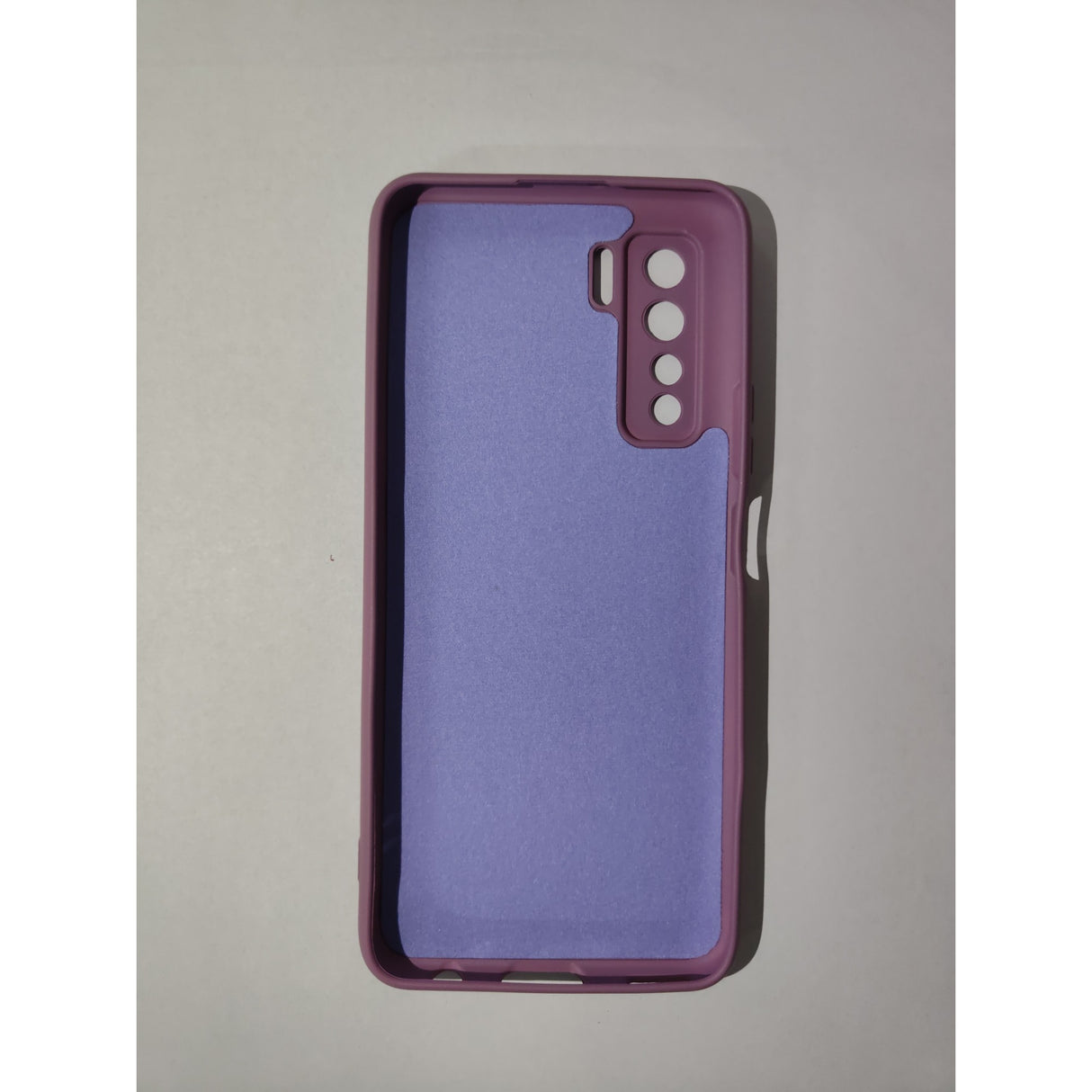 Husa protectie Flippy compatibila cu Huawei P40 Lite 5G Liquid Silicone Case Mov - vivimall.ro