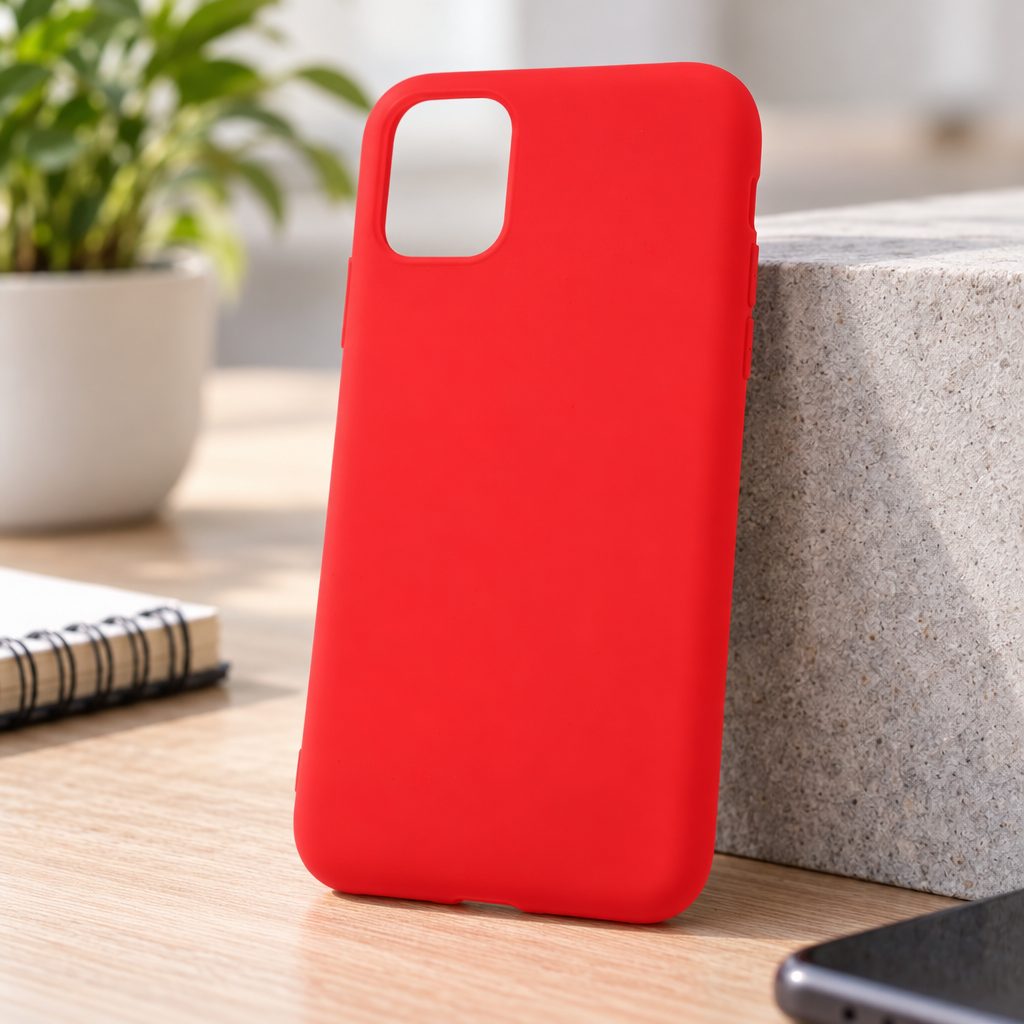 Husa protectie Vivimall compatibila cu Samsung A03s Matte Tpu Rosu Mat