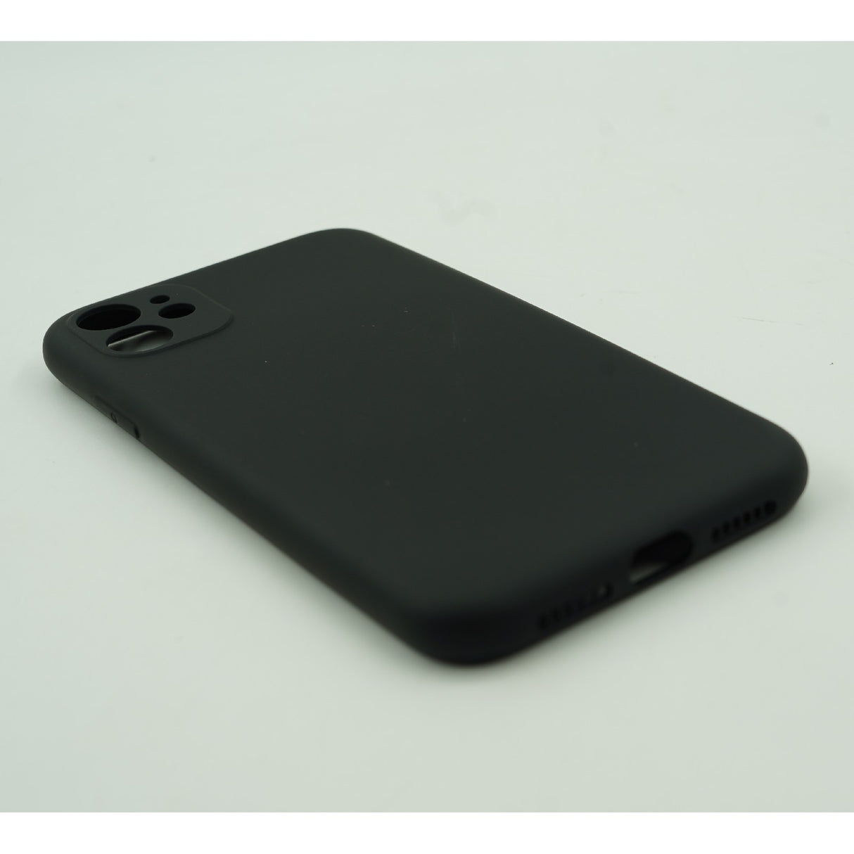 Husa protectie Flippy compatibila cu Samsung A12 Liquid Silicone Case Negru - vivimall.ro