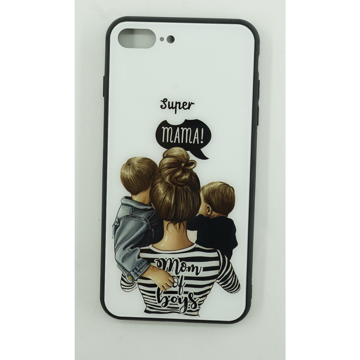 Husa protectie, Flippy, compatibila cu Samsung A52 Glass print Super Mom Multicolor - vivimall.ro