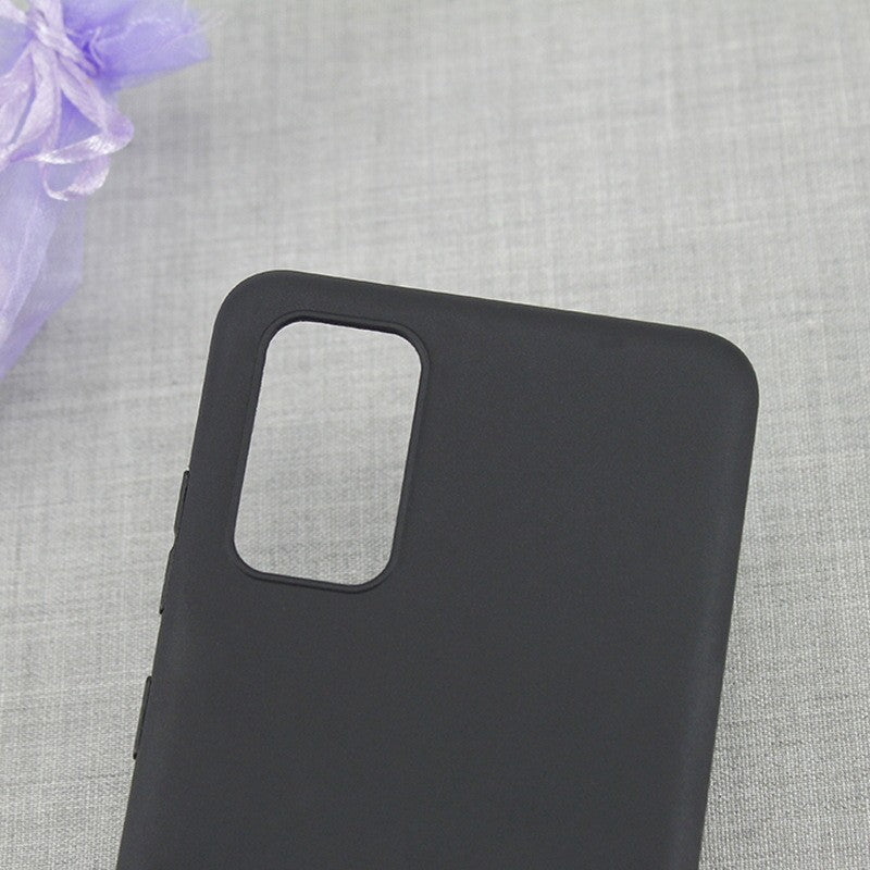Husa protectie Flippy compatibila cu Samsung Galaxy A51 4G Liquid Silicone Case Negru - vivimall.ro