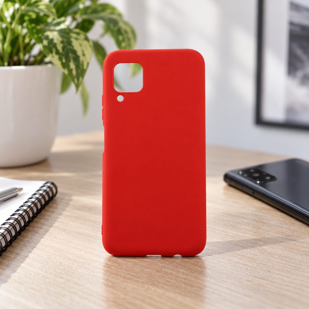 Husa protectie Vivimall compatibila cu Samsung Galaxy A51 Matte Tpu Rosu
