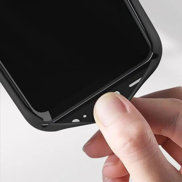 Husa protectie Flippy pentru Samsung A22 5G Liquid Silicone Negru - vivimall.ro