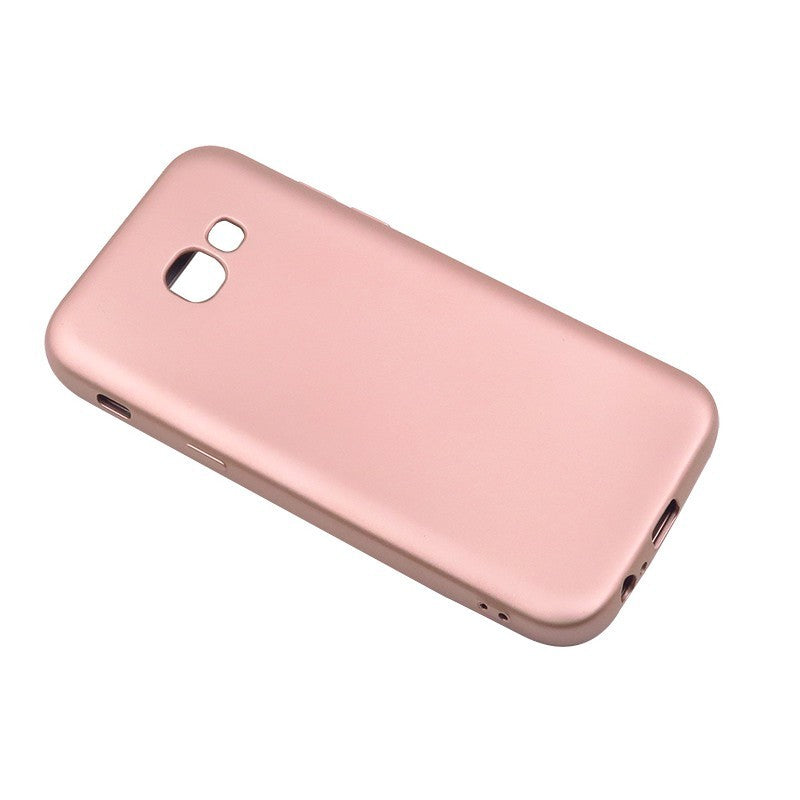 Husa Samsung Galaxy A5 2017 Full Silicone 360 Auriu - vivimall.ro