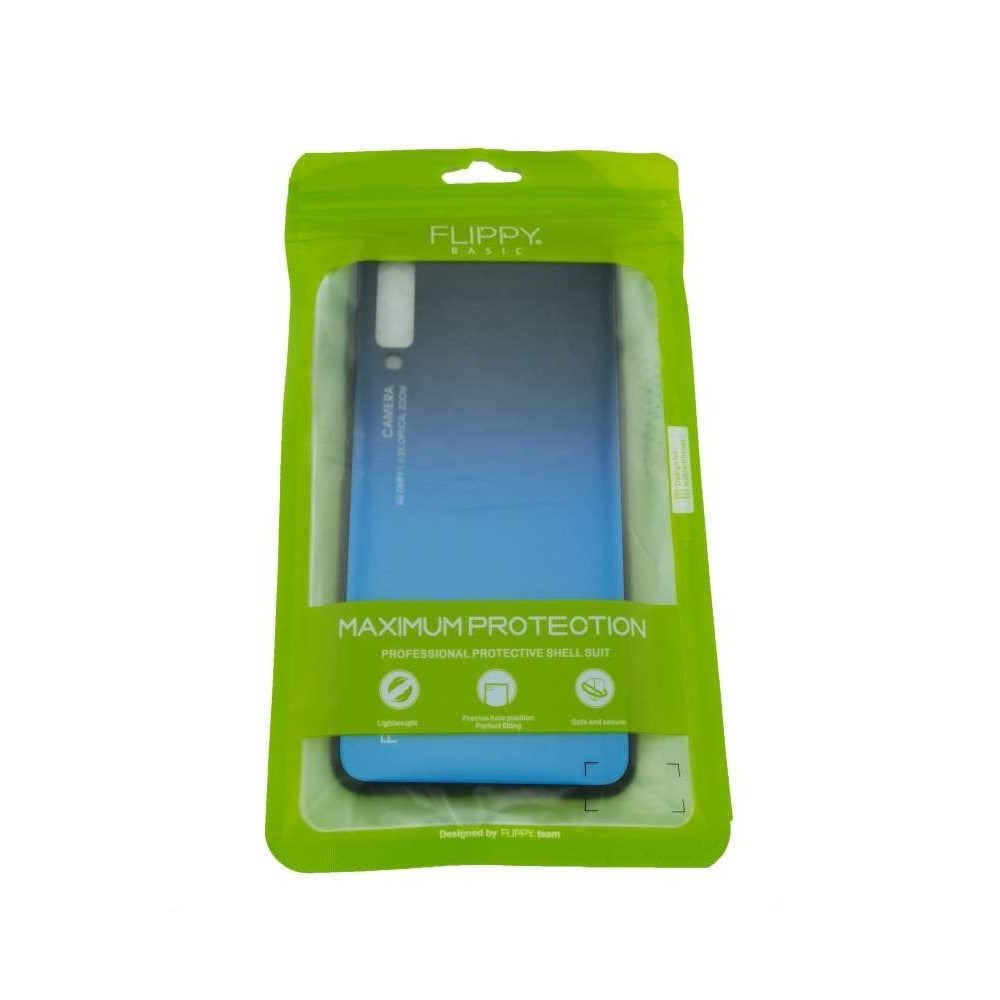 Husa Samsung Galaxy A7 2018 Hybrid Back Degrade, Albastru - vivimall.ro