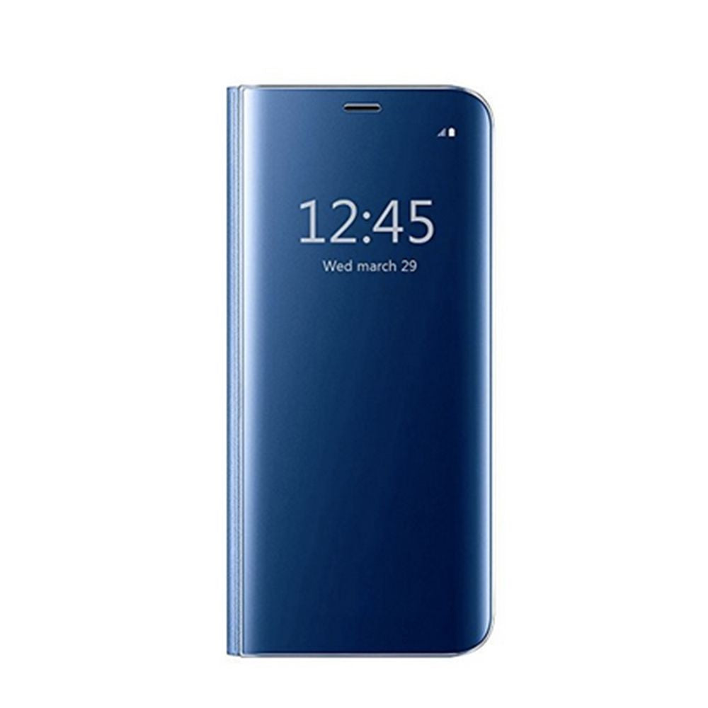 Husa Samsung Galaxy Note 9 Flip Cover Oglinda Albastru - vivimall.ro