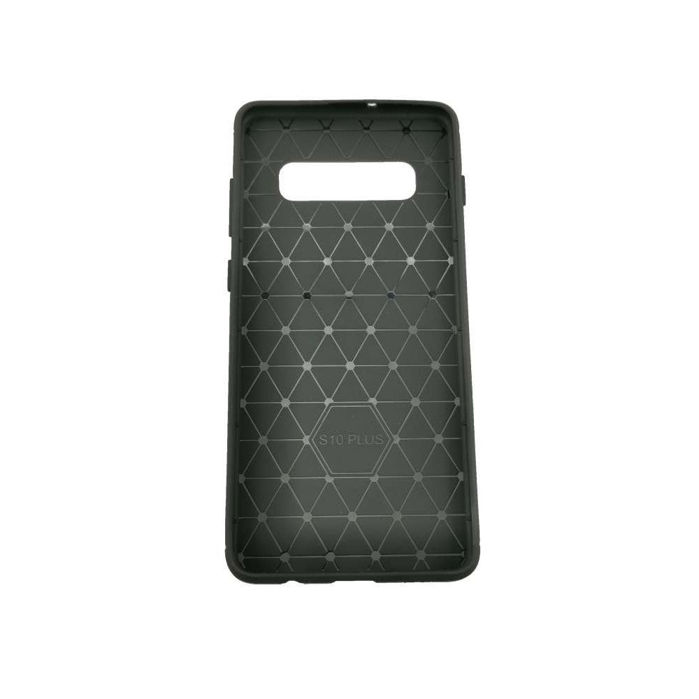 Husa Samsung Galaxy S10 Plus Tpu, carbon, Negru - vivimall.ro