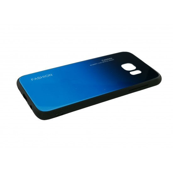 Husa Samsung Galaxy S7 Edge Hybrid Back Degrade, Albastru - vivimall.ro