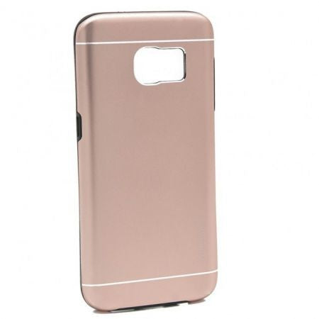 Husa Samsung Galaxy S7 Edge Motomo V2 Roz-Auriu - vivimall.ro