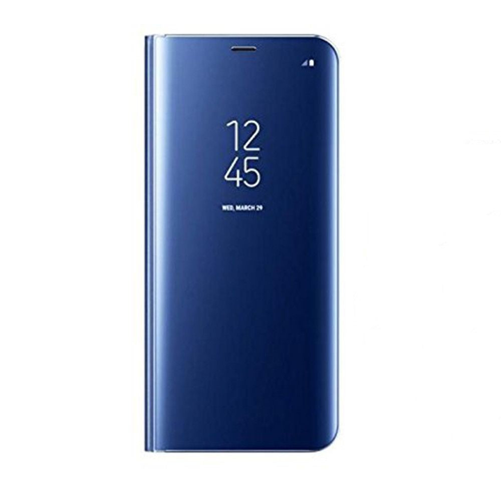 Husa Samsung Galaxy S8 Plus Flip Cover Oglinda Albastru - vivimall.ro