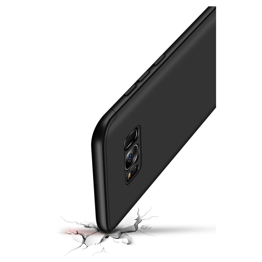 Husa Samsung Galaxy S8 Plus Ultra-subtire 3 in 1 Negru - vivimall.ro