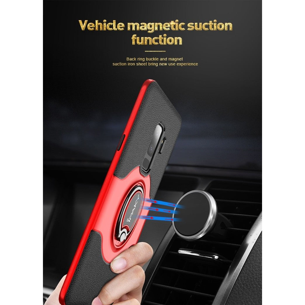 Husa Samsung Galaxy S9 Ipaky Ring Negru - vivimall.ro