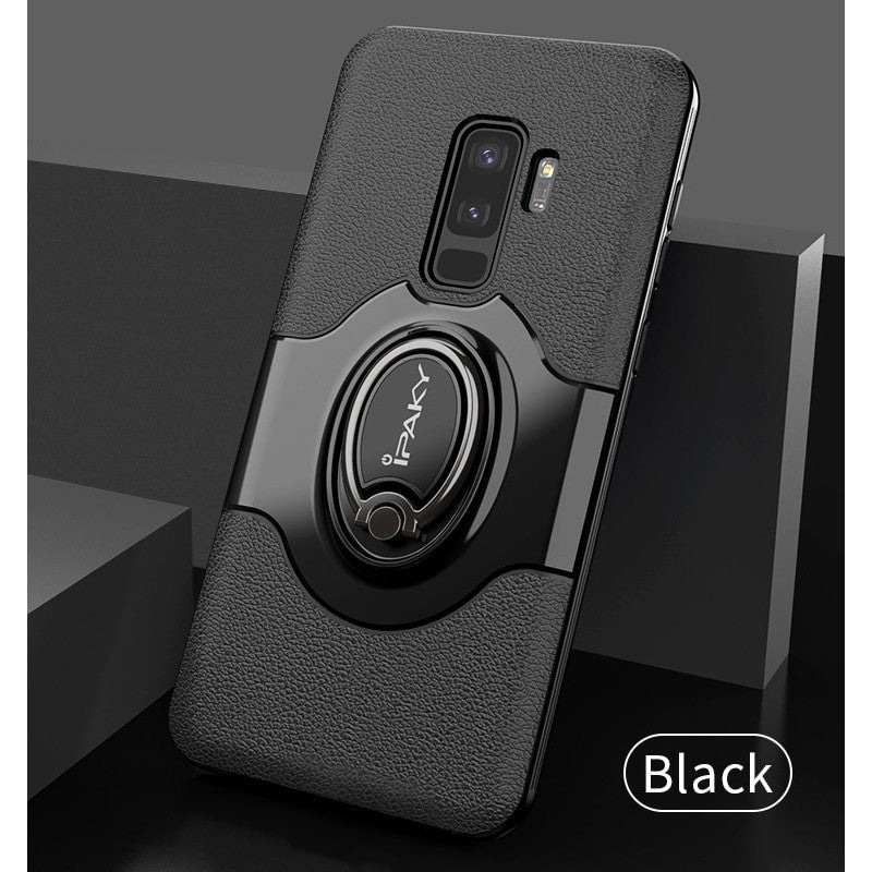 Husa Samsung Galaxy S9 Ipaky Ring Negru - vivimall.ro