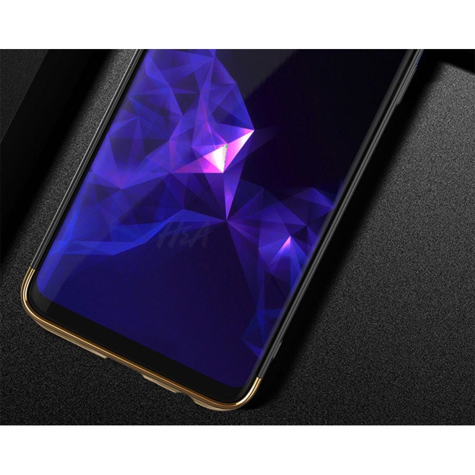 Husa Samsung Galaxy S9 Luxury Plating 3 in 1 Negru - vivimall.ro