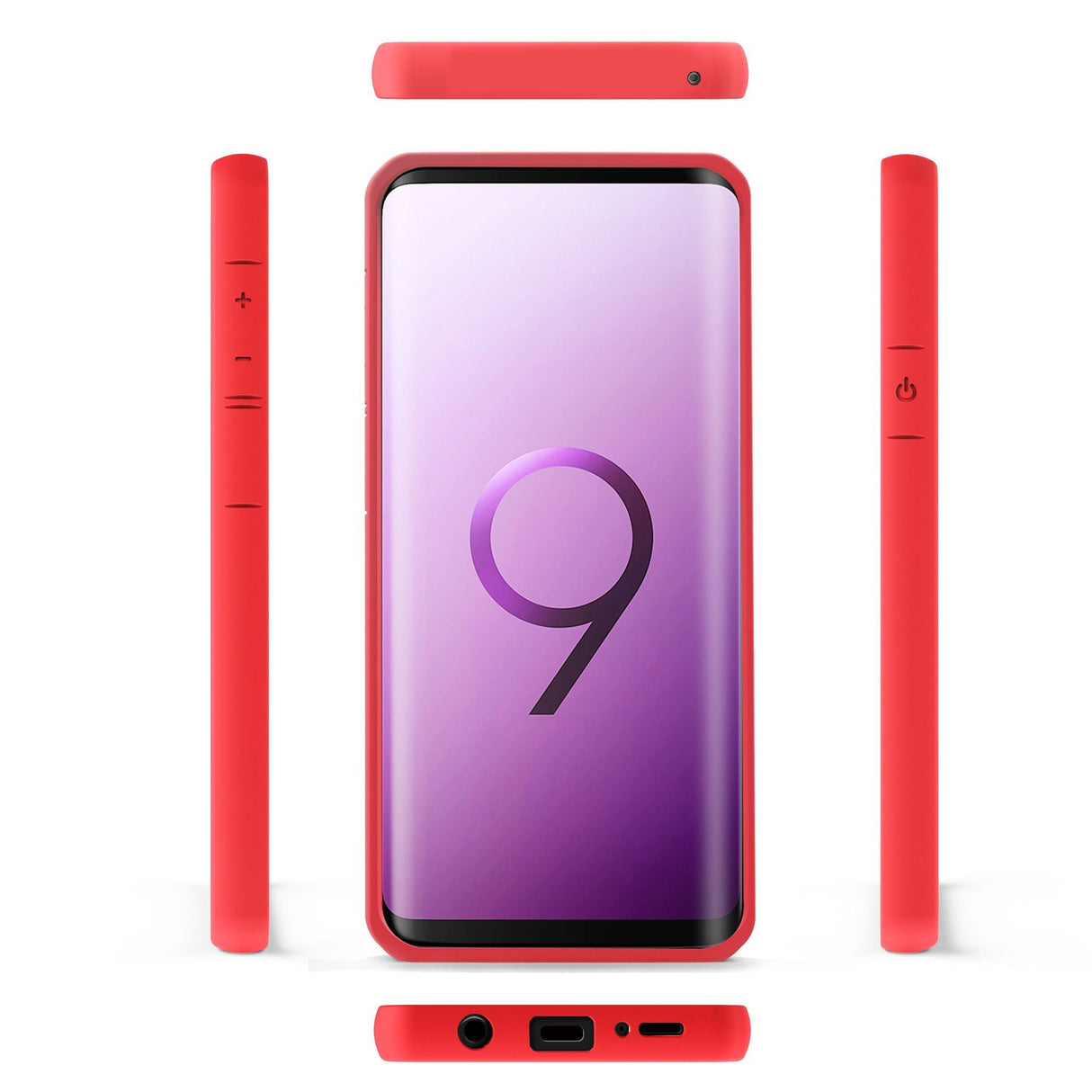 Husa Samsung Galaxy S9 Plus shockproof acrylic Roz - vivimall.ro
