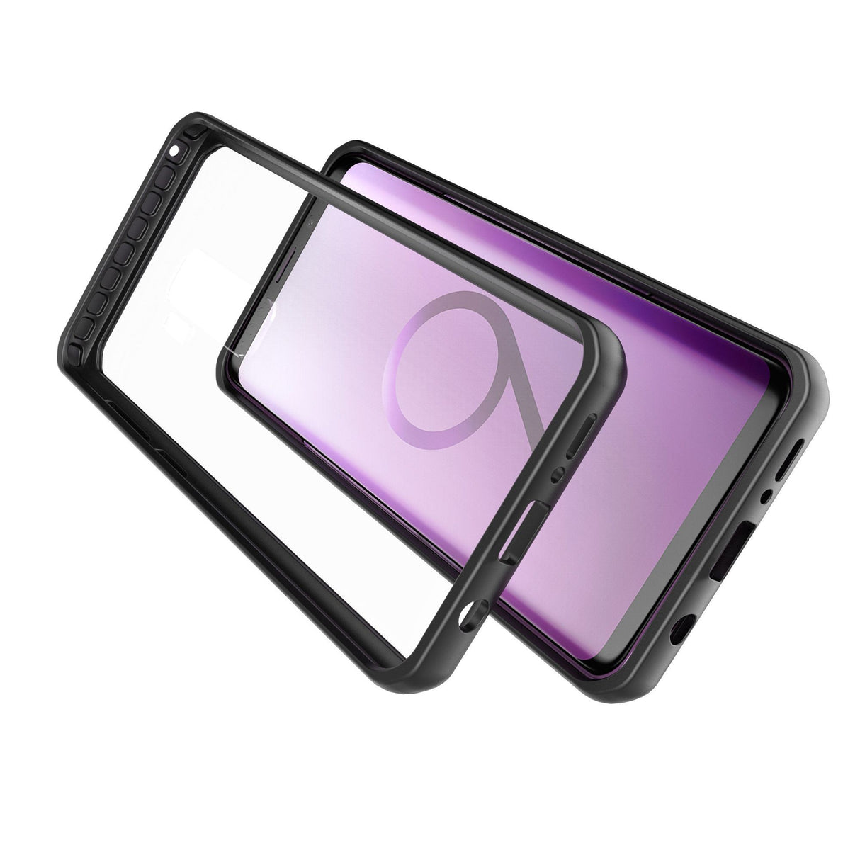 Husa Samsung Galaxy S9 shockproof acrylic Negru - vivimall.ro