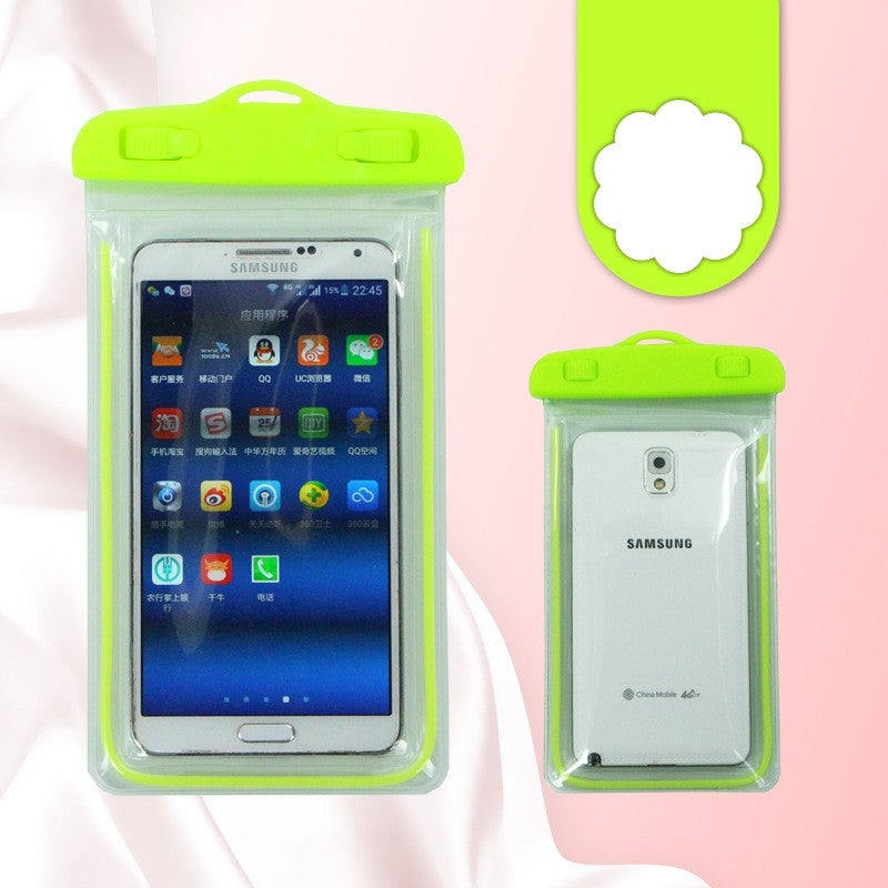 Husa subacvatica Zip Waterproof Flippy, Snowproof, Universala, Impermeabila, cu Snur, pentru telefon sau documente, Verde deschis - vivimall.ro